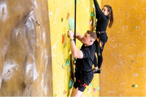 Climbing Wall Reopens at Sport Central