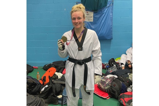 Hat-Trick of Gold for Northumbria’s Taekwondo Champion