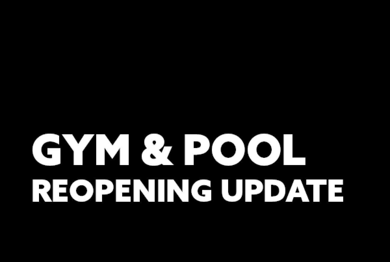 Sport Central Gym and Pool to reopen on the 2 December