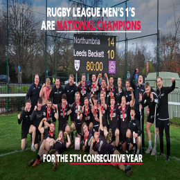 Northumbria’s Rugby League win BUCS National Championship