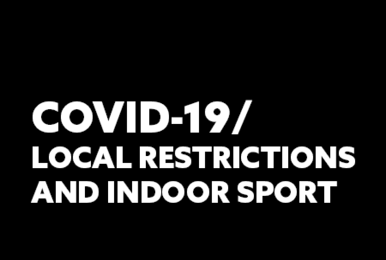 LOCAL RESTRICTIONS | Indoor Sport Club and Social Sessions Currently Postoned